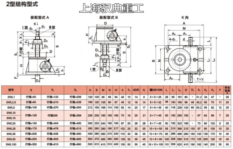 SWL蝸輪絲桿升降機(jī)樣本