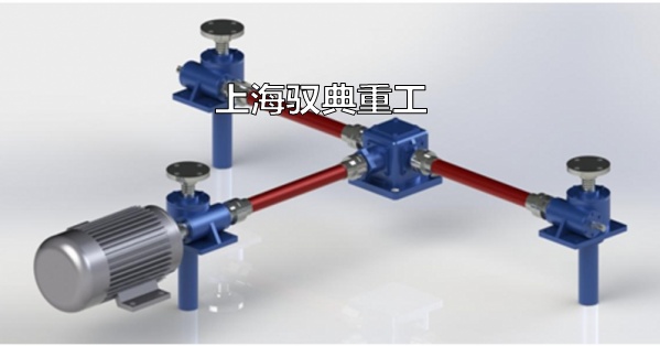 SWL絲桿升降機(jī)三臺聯(lián)動同步升降機(jī)構(gòu)平臺圖片
